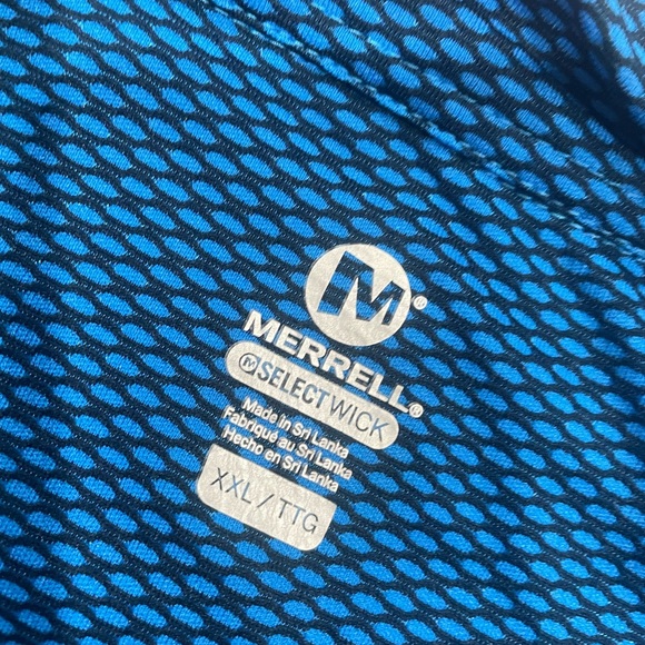 Mens Merrell half Zip Shirt - Picture 3 of 3